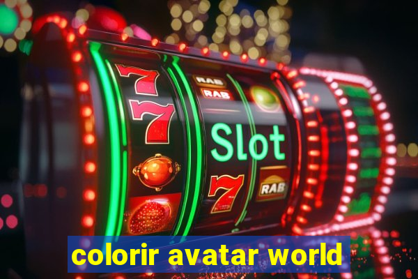 colorir avatar world